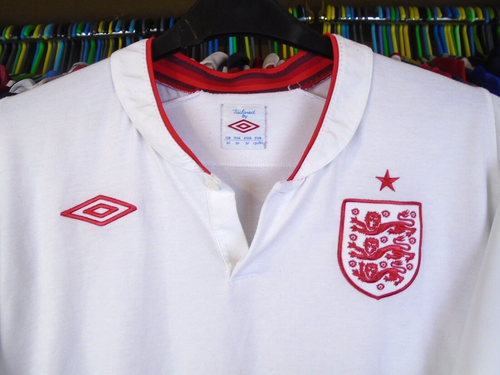 ENGLAND 2012-2013 HOME UMBRO FUSSBALL FUSSBALL SHIRT TRIKOT XXL ERWACHSENE - Bild 3 von 5