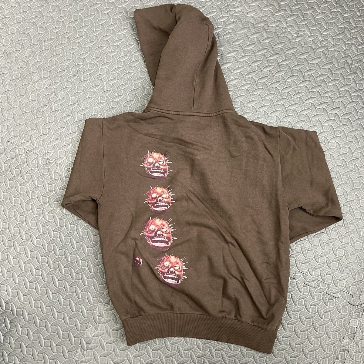 パーカー・フーディ Travis Scott Utopia A2 Hooded Sweatshirt Travis Scott Hoodie Size Small Unisex Adult Utopia A2 Hooded