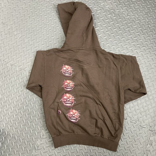 Travis Scott Hoodie Gr. Small Unisex Erwachsene Utopia A2 Kapuzenpullover braun - Bild 6 von 8