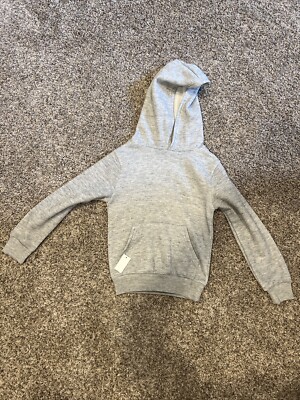 Hoodie Quad Seven Grey boys Size S(6-7) Small- NEW