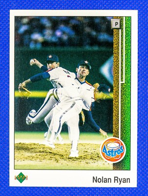 ナポレオン　PMA ACTION CARD Nolan Ryan #145 (1989 Upper Deck) 3D Motion Baseball Card, Houston
