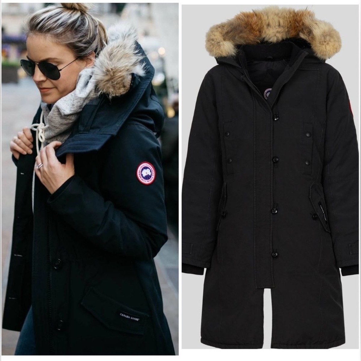 Canada Goose Kensington parka down coat XS | eBay