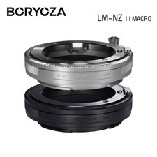 BORYOZA LM-NZ III Macro Lens Mount Adapter Ring for Leica M to Nikon Z Camera