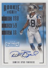2016 Panini Contenders Rookie Ticket Damiere Byrd #275 Auto 6ns