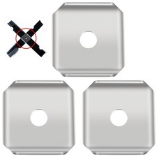 X-Blade Dual Mulching Blade Adapters for All Standard Commercial Mower SILVER