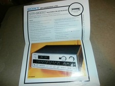 Vintage 1970's Brochure Specs Sheet SONY STR-6800SD Stereo Receiver