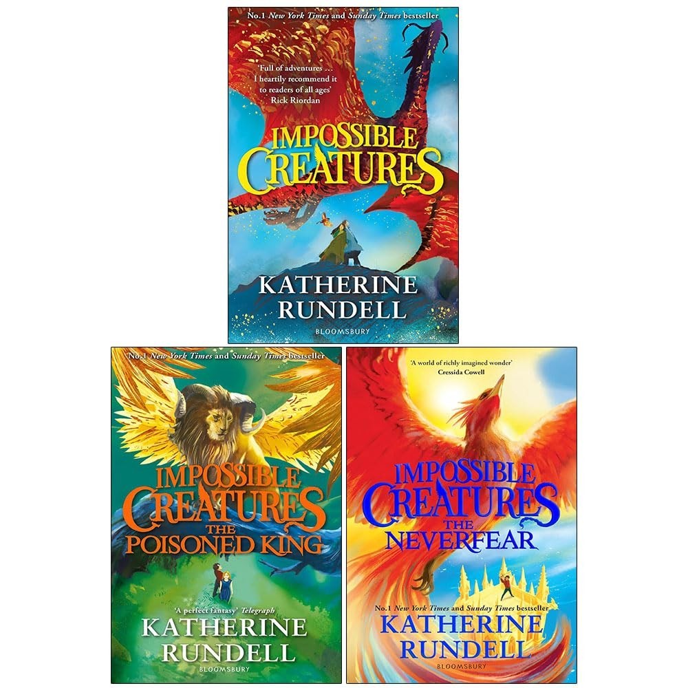 Various Publishers Impossible Creatures Series 1-3 Books Collection Set By Katherine Rundell (Impossible Creatures, The Poisoned King And The Neverfear) - Image 5