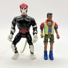 Captain Planet Verminous Skumm & Kwame Action Figures Vtg 1991 Tiger Toys