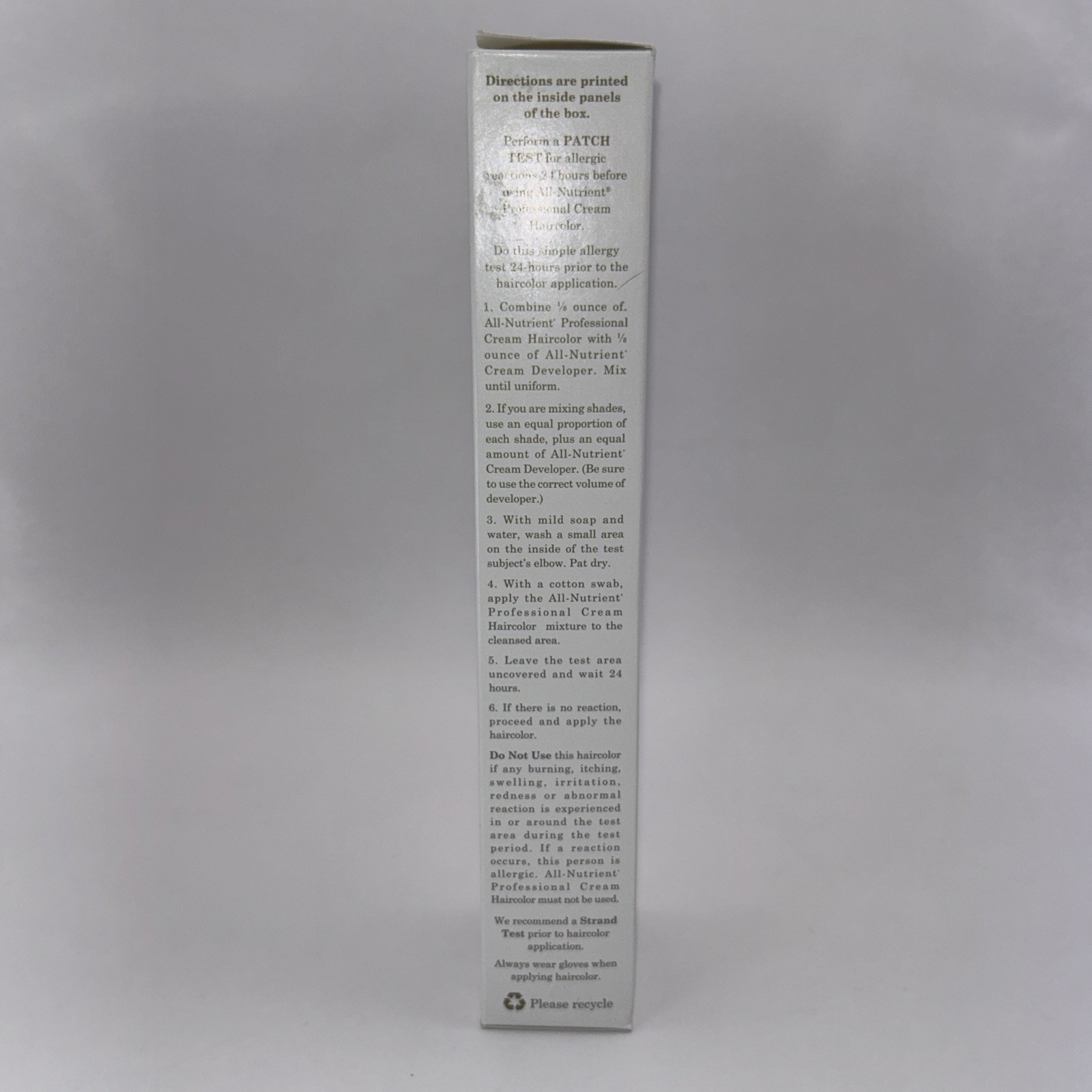 All-Nutrient Natural Organic Permanent Cream Hair Color 6G LIGHT GOLD BROWN