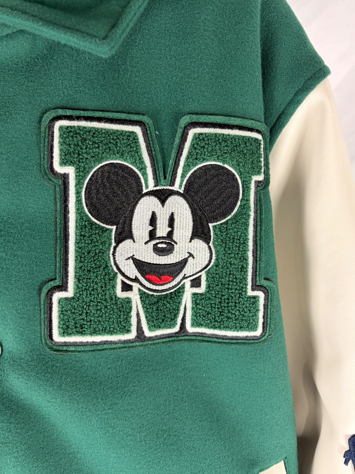 Disney Green Varsity Jacket Men’s L / Women’s XL - second product detail image