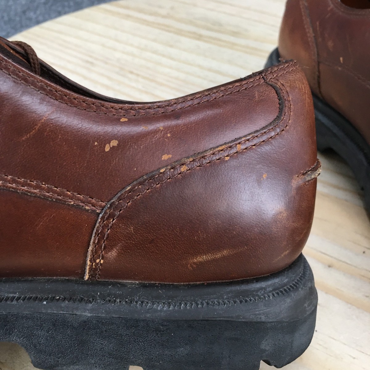Timberland Shoes Mens 11M Oxford Brown Leather Waterproof 