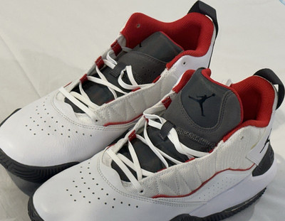 Jordan Jumpman Low Top Lace Up Men's Athletic Sneaker White/Red DQ7344-105