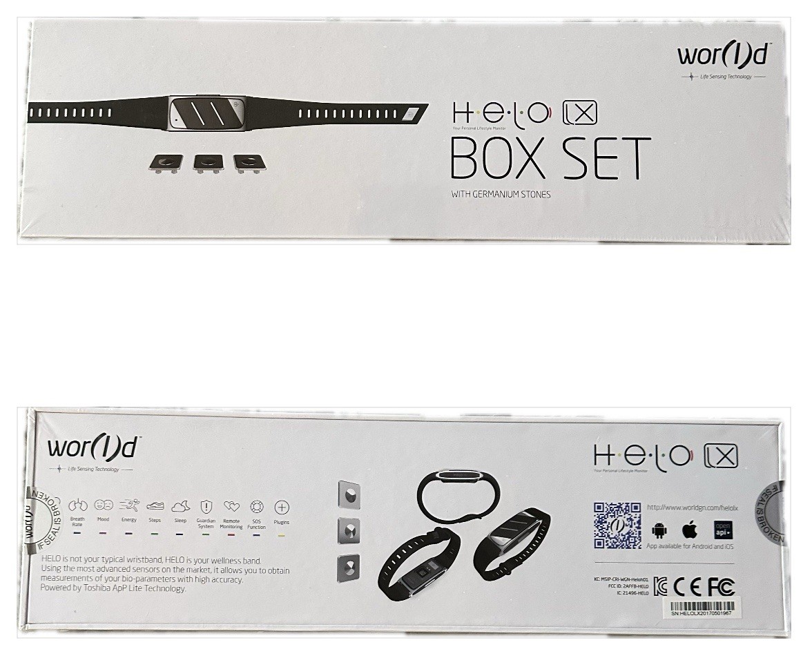 Wearable Technology Helo Lx Watch HELO LX Wrist Smartband Fitness