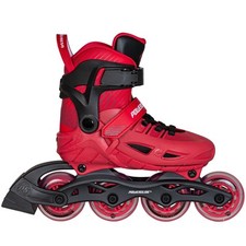 Powerslide Inline Skates Universe 4W Red, größenverstellbar, für Kinder