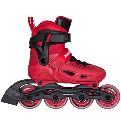 Powerslide Inline Skates Universe 4W Red, größenverstellbar, für Kinder