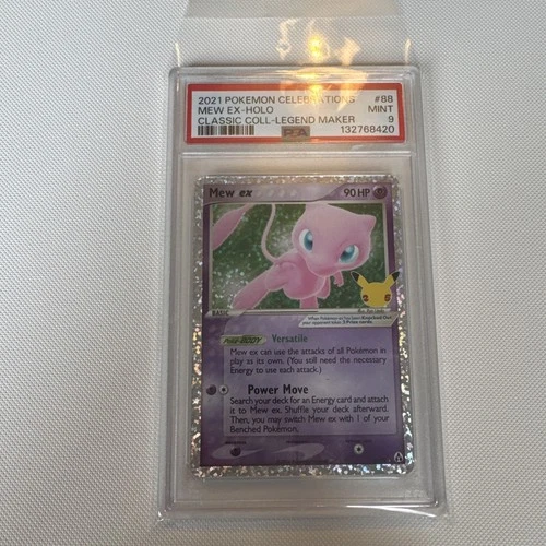 Pokemon Mew EX 88/92 - Celebrations Classic Collection - PSA 9 Mint