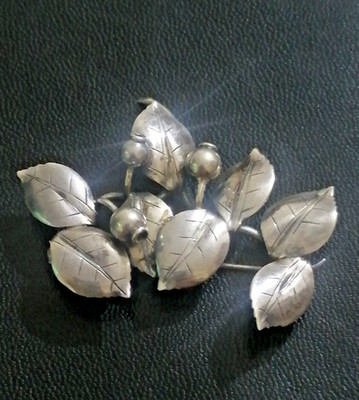Vintage Anton Michelsen Danish Sterling Silver Brooch  Collectible Jewelry