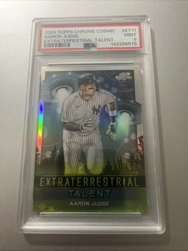 2024 Topps Cosmic Chrome - Extraterrestrial Talent Aaron Judge #ET-11  PSA 9
