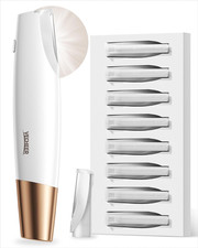 Dermaplane Razor for Women Face: Sonic Dermaplaning Tool for Smooth Flawless Ski