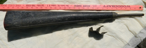 Vtg Fireman's 1941 Fiberglass Fire Extinguisher Nozzle CO2 Snow Horn Steampunk