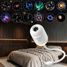 2-in-1 Galaxy Projector Night Light,USB Portable Starry Sky Night Light Projecto