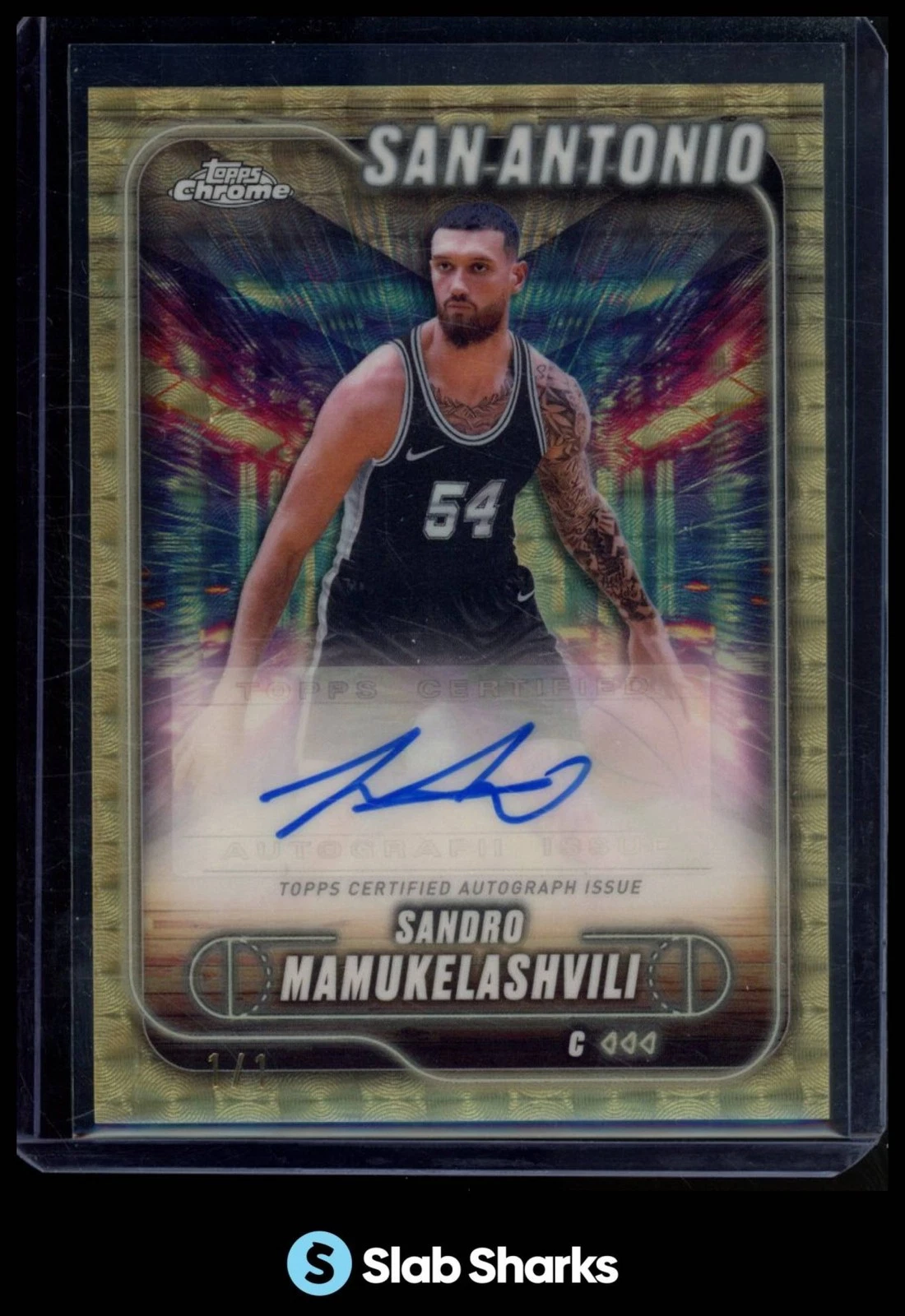 2024 Topps Chrome Basketball SuperFractor Sandro Mamukelashvili #TCA-SMA