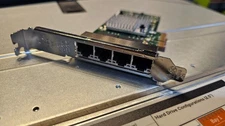 HP Quad Port Ethernet Adapter w Full Bracket - PNs 593743-001 593720-001 NC365T