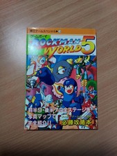 BOOK Rockman World 5 V - Strategy Guide MEGA MAN CAPCOM