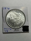 1878 7/8 TF STRONG MORGAN SILVER DOLLAR CHOICE BU UNC BLAST WHITE