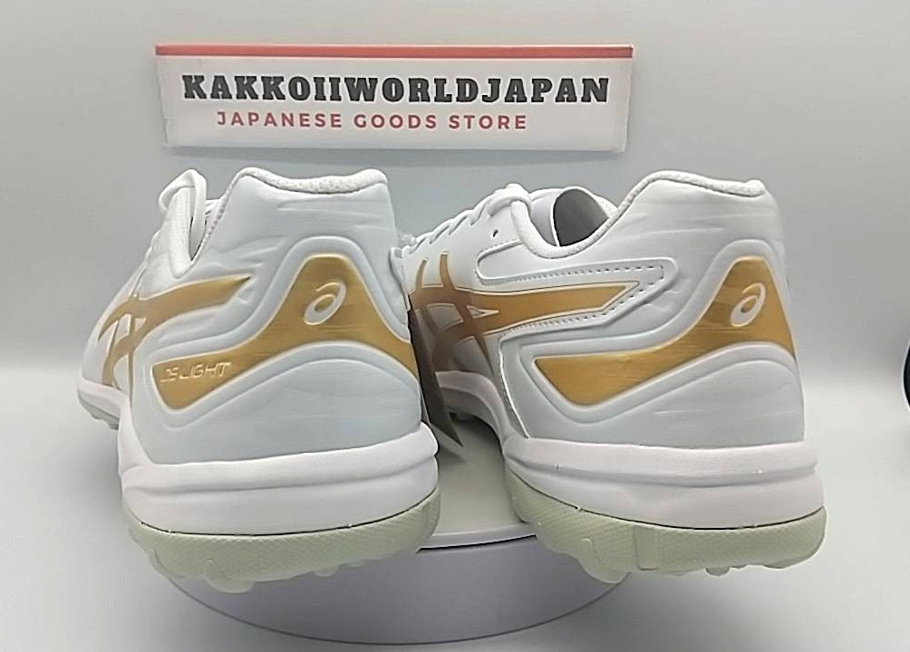 asics DS LIGHT CLUB+WIDE ホワイト/ゴールド 27.5 ASICS アシックス