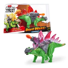 ZURU Toys Play Reimagined Kids Brand Logo Robo Alive Dino Wars Stegosaurus