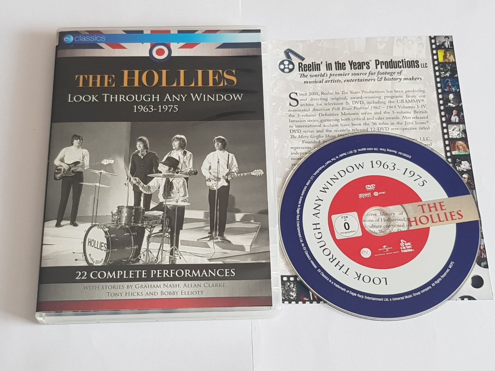 The Hollies Look Through Any Window 1963-1975 Music DVD 22 Performances Classics