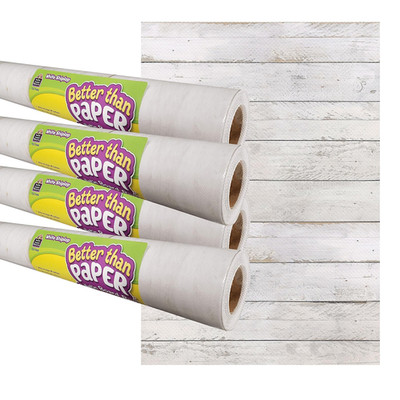Teacher Created Resources Better Than Paper Bulletin Board Roll 4 X 12 White
