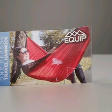 Equip One Person Travel Hammock. Color Rust