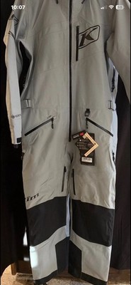 KLIM RIPSA VAPOR ONE-PIECE XL MONUMENT BLACK/GRAY NEW 3 Layer Gore-Tex