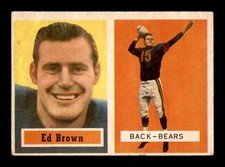 1957 Topps #43 Ed Brown   VGEX X3378448