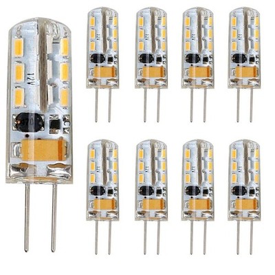10x LED Leuchtmittel G4 3W LED AC/DC 12V Warmweiß=40W Halogen Stiftsockel Lampe