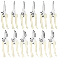 12 Pcs Garden Shears Flower Scissors Pruning Shears Floral Garden Clippers Ha...