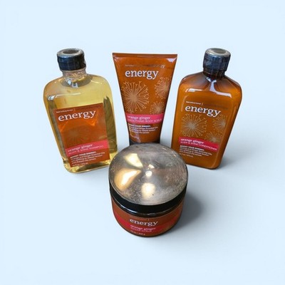 Bath & Body Works Aromatherapy Energy Orange Ginger 4-Piece Bath and Body Set