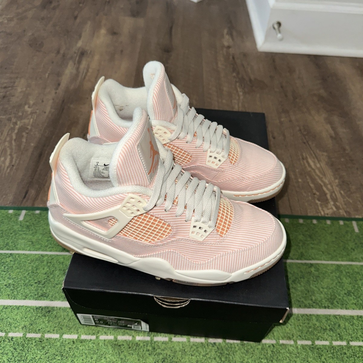 Nike Air Jordan Retro IV Seersucker Pink Golf Mens Sizes CZ2439-101