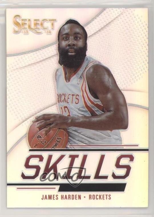 2013-14 Panini Select Skills Silver Prizm James Harden #22 8e8