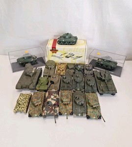 Diecast Tank Collection Lot Of 21 Matchbox Corgi Premiere Solido PlayArt ERTL