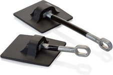 Refrigerator Door Lock Without Padlock - Black 1-Pack,