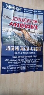 Schlacht um Midway-Charlton Heston-Henry Fonda Orginal AO Kinoplakat