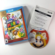 Super Mario 3D World for Nintendo Wii U (2013) Mint Disc