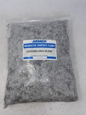 Armor Decorative Concrete Flakes Designer Gray Blend 6 LBS 1/4" Size