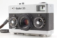 CLA Exc w/ Strap Rollei 35 Tessar 40mm f/3.5 Silver From JAPAN
