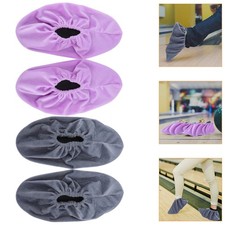 2 Pairs Bowling Shoe Covers Men Shoes Protector Slider Protective