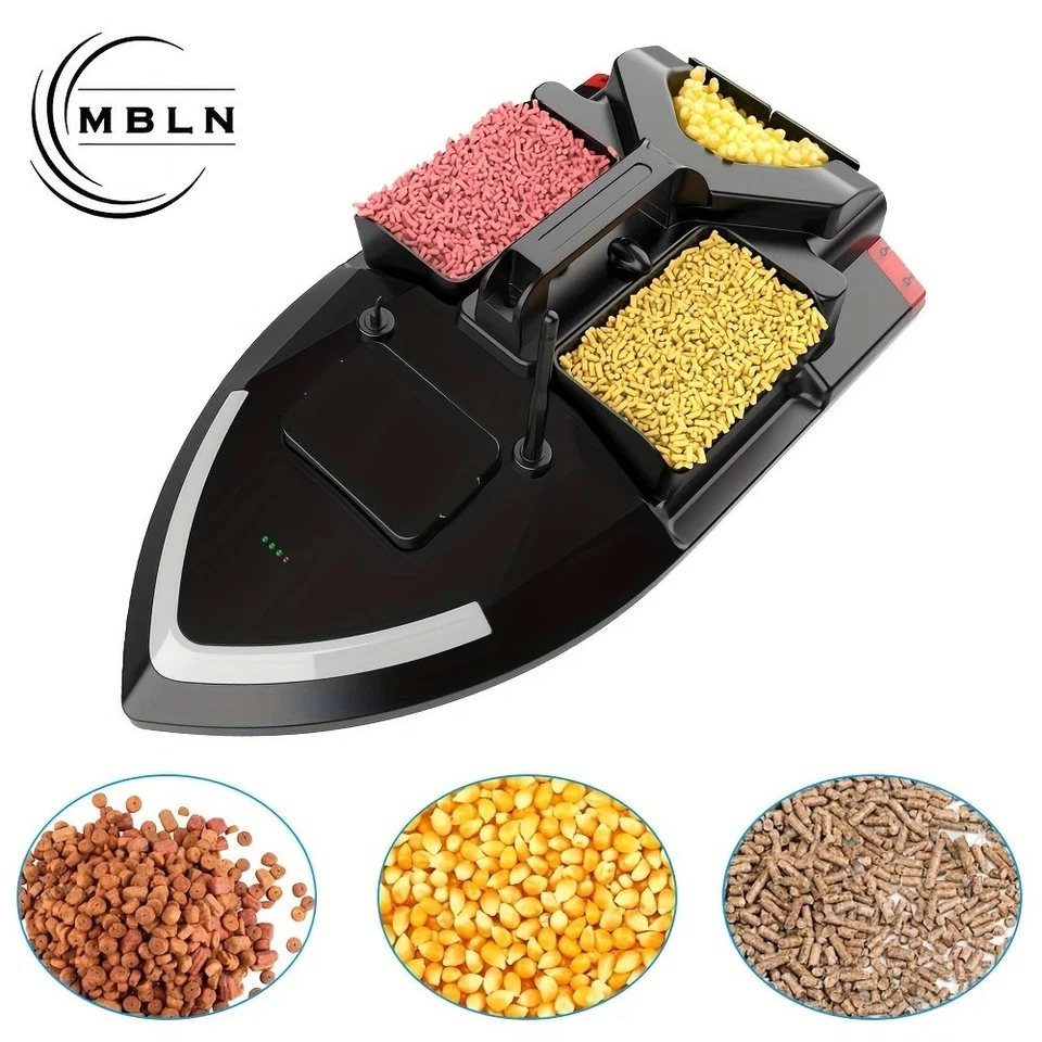 Bateau Amorceur Pêche GPS 500m 12000mAh 2KG NEUF EMBALLÉ - Bild 3 von 4