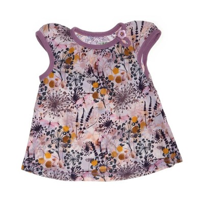 Black & Black, Kleid, Größe: 68, Weiß/Mehrfarbig, Baumwolle, Blumen #6hk